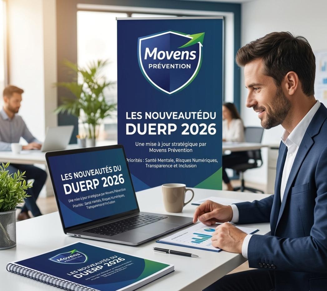 Conseiller QHSE en Nouvelle-Aquitaine et Occitanie vérifiant les nouveautés du DUERP en 2026