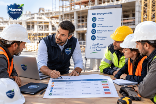 Que-doit-contenir-le-DUERP Consultant Movens Prévention réalisant un plan d'action DUERP